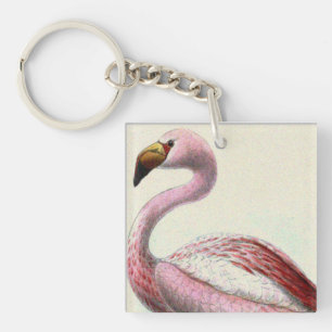 Porte-clés Flamant Vintage