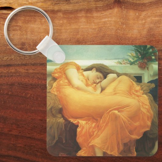 Porte-clés Flaming June par Lord Frederic Leighton (Recto)