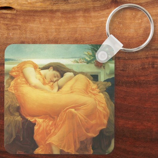 Porte-clés Flaming June par Lord Frederic Leighton (Verso)