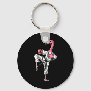 Porte-clés Flamingo Bird Karaté Kickboxing Kung Fu Ninja Mart