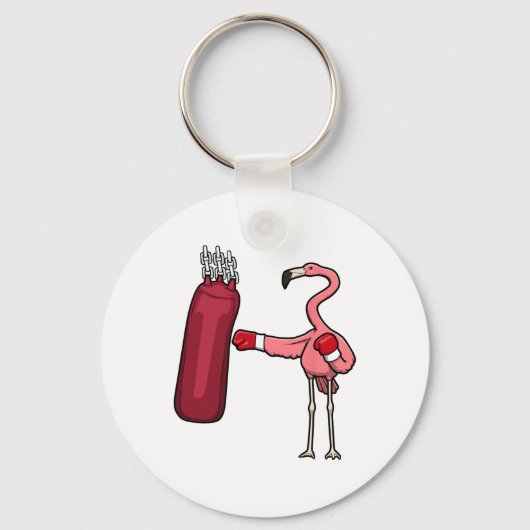 Porte-clés Flamingo Boxe Autodéfense Hob (Recto)