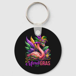 Porte-clés Flamingo Mardi Gras Hawaïen Tropical Fête Hommes F