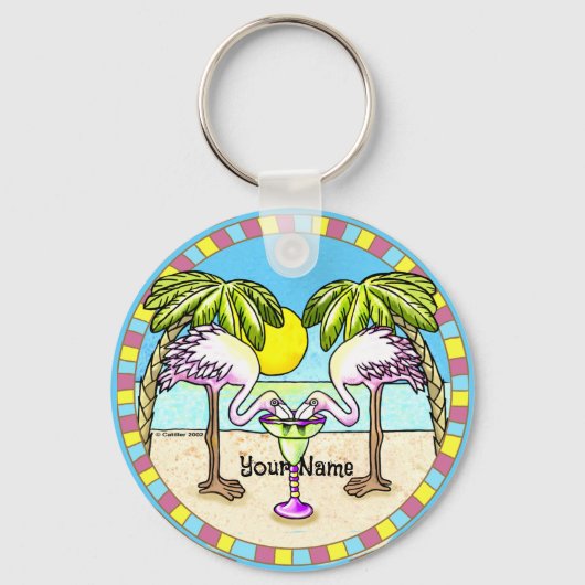 Porte-clés Flamingo Margarita (Recto)