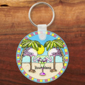 Porte-clés Flamingo Margarita (Recto)