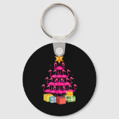 Porte-clés Flamingo Tree Funny Ugly Christmas (Recto)