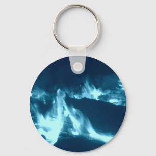 Porte-clés Flamme bleue