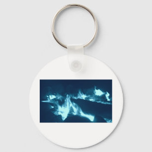 Porte-clés Flamme bleue