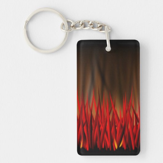 PORTE-CLÉS FLAMMES D'INCENDIE (Devant)