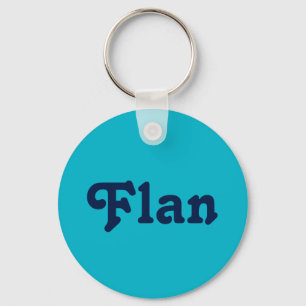 Porte-clés Flan porte - clé