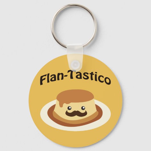 Porte-clés Flan-Tastico! Cute Flan (Recto)