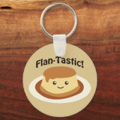 Porte-clés Flantastic! Cute flan (Recto)