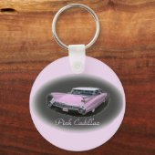 Porte-clés Flash cadillac rose (Recto)