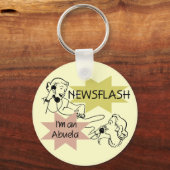 Porte-clés Flash d'information je suis T-shirts et cadeaux (Recto)