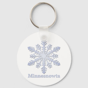 Porte-clés Fléau de neige bleu Minnesnowta