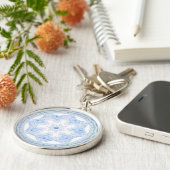 Porte-clés Flèche de neige bleu glace (Côté)