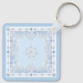 Porte-clés Flèche de neige bleu glace (Dos)