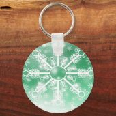 Porte-clés Flèche de neige verte (Recto)