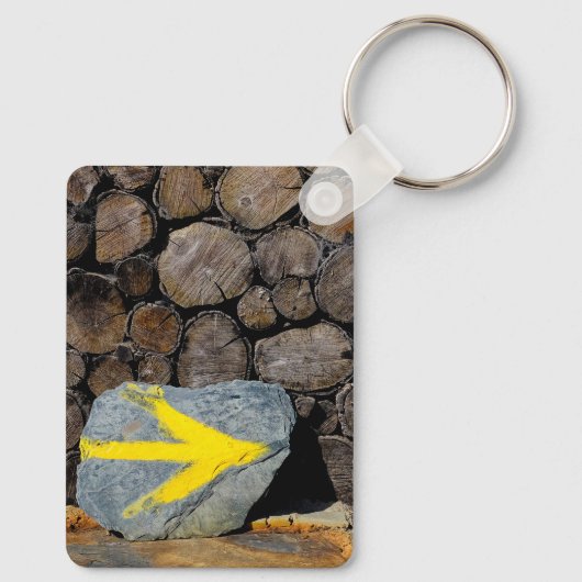 Porte-clés Flèche jaune (Verso)