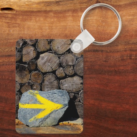 Porte-clés Flèche jaune (Verso)