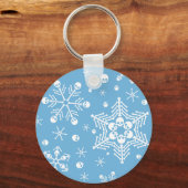 Porte-clés Flèche-neige crâne (Recto)
