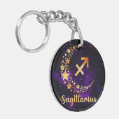 Porte-clés Flèche stellaire Sagittaire - Archer cosmique (Devant gauche)