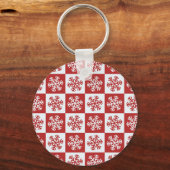 Porte-clés Flèches À damiers rouges et blanches (Recto)