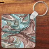 Porte-clés Flèches Abstraites de couleur sur un Porte - clé (Verso)