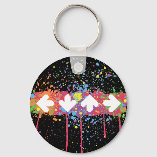 Porte-clés Flèches arc-en-ciel (Recto)