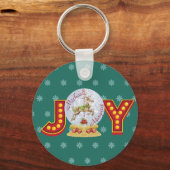 Porte-clés Flèches de neige de Noël (Recto)