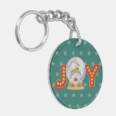 Porte-clés Flèches de neige de Noël (Devant gauche)