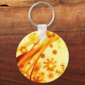 Porte-clés Flèches de Noël dorées (Recto)