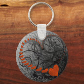 Porte-clés Flèches du coeur rouge (Recto)