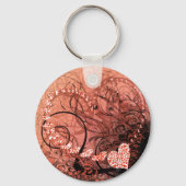 Porte-clés Flèches du coeur rouge (Recto)