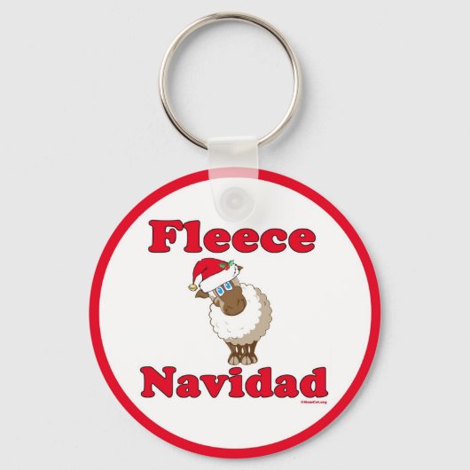 Porte-clés Fleece Navidad : Accueil & Auto : Porte - clé (Recto)