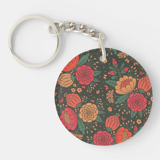 Porte-clés fleur (Devant)