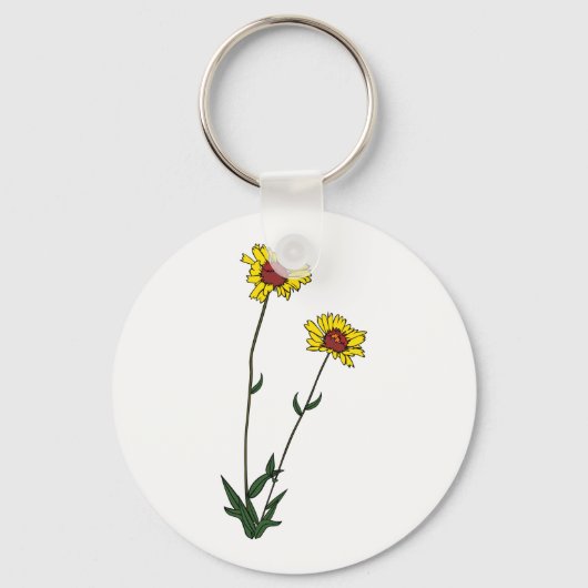 Porte-clés Fleur (Recto)