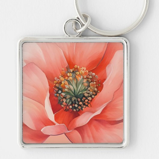 Porte-clés fleur (Devant)