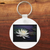 Porte-clés Fleur 039 Lys d'eau blanche (Recto)