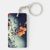Porte-clés Fleur automne (Dos)