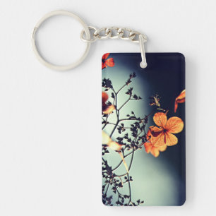 Porte-clés Fleur automne