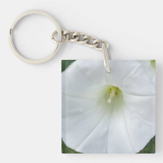 Porte-clés Fleur Blanche (Devant)