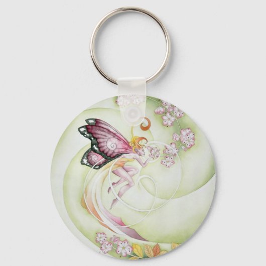 Porte-clés Fleur cerise (Recto)