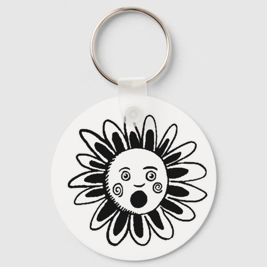 Porte-clés Fleur chantante (Recto)