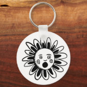 Porte-clés Fleur chantante (Recto)