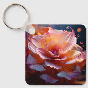 Porte-clés Fleur Dahlia