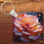 Porte-clés Fleur Dahlia (Recto)