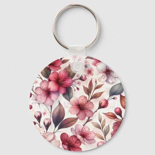 Porte-clés Fleur de cerise (Recto)