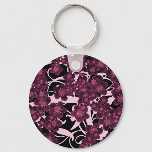 Porte-clés Fleur de cerise (Recto)
