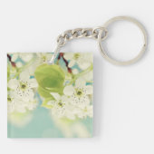 Porte-clés Fleur de cerisier blanc Porte - clé d'arbre floral (Dos)