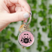 Porte-clés Fleur de cerisier en forme de crabe (main)
